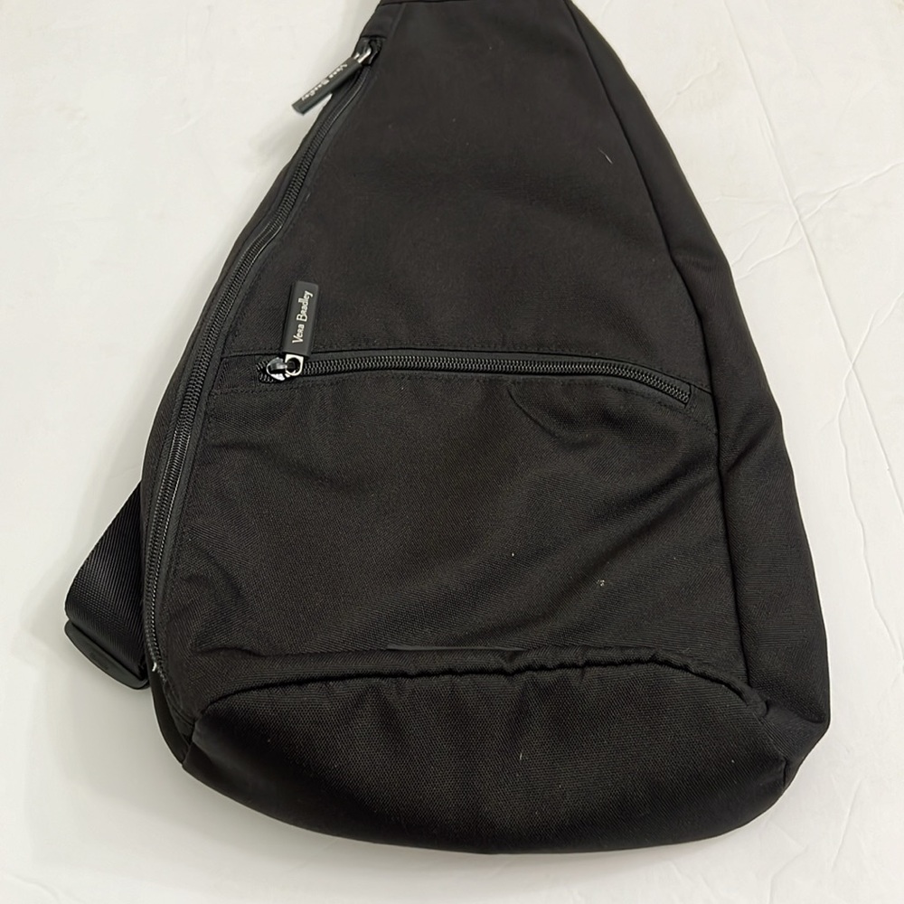 Black Crossbody Sling Bag - Vera Bradley - Picture 2 of 5